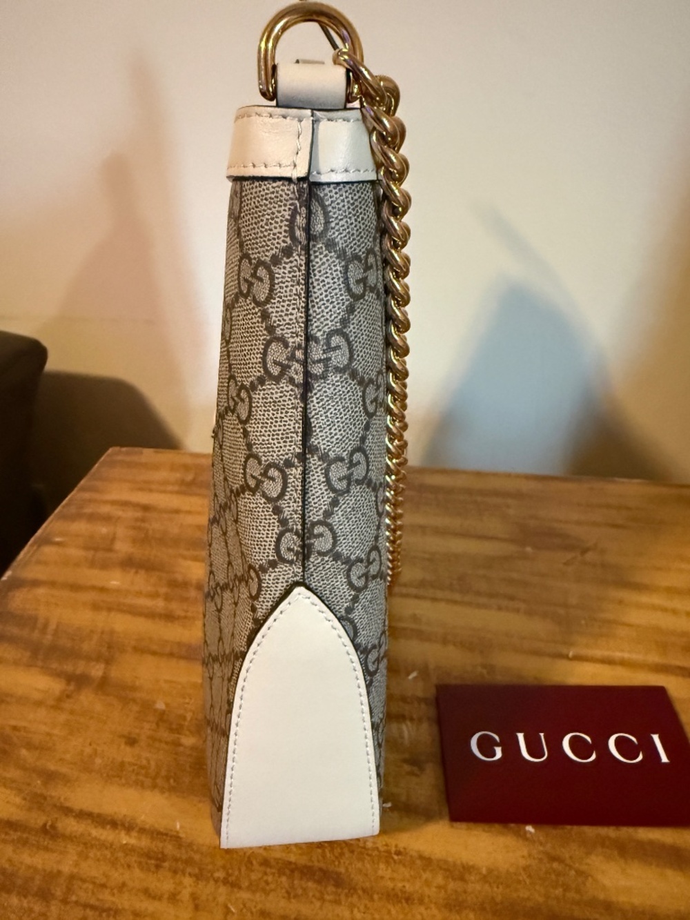 Gucci Supreme Padlock Canvas Shoulder Bag - Picture 6 of 12